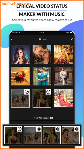 Lyrical Photo Video Maker with Music: Status Video screenshot