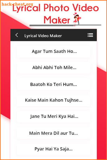 Lyrical Photo Video Movie Maker with Music screenshot