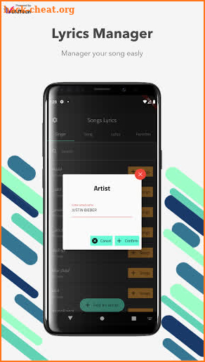 Lyrics Manager screenshot