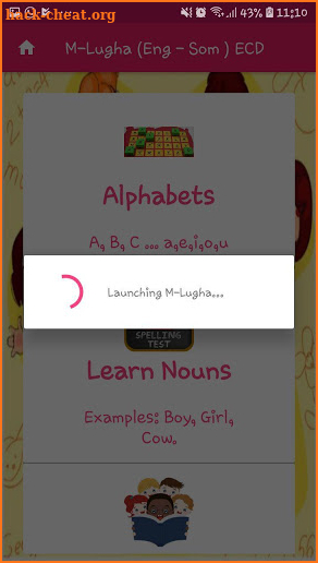 M-Lugha (English - Somali) Language Activities screenshot