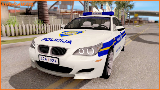 M5 Police Car Game Simulation screenshot