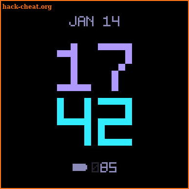 m8face - Retro Pixel Watchface screenshot