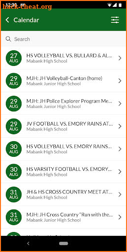 Mabank ISD screenshot