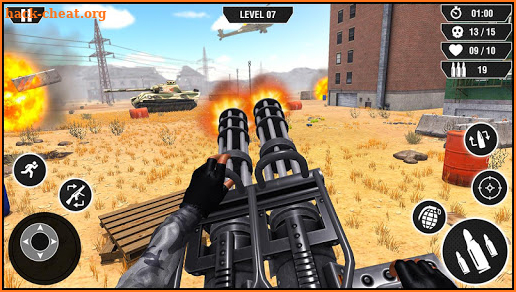 Machine Gun Games War Action: Guns Shooting Games screenshot