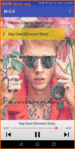 Machine gun kelly Songs screenshot