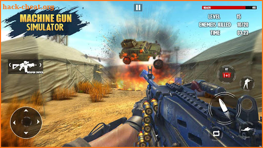 Machine Gun Simulation Guns Shooting Simulator WW2 screenshot