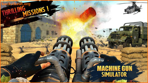 Machine Gun Simulation Guns Shooting Simulator WW2 screenshot