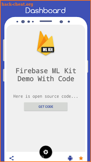 Machine Learning Kit - Firebase screenshot