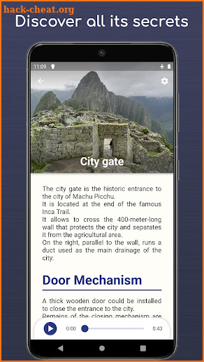 Machu Picchu Audioguide screenshot