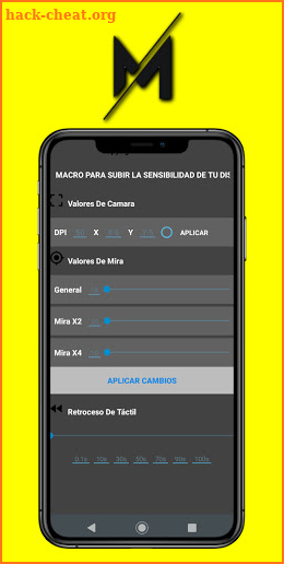 MacroApp - Acelerar DPI - Sensibilidad Rápida screenshot