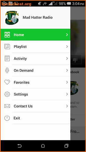 Mad Hatter Radio screenshot