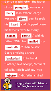 Mad Libs screenshot