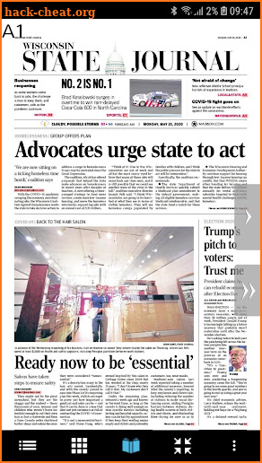 Madison State Journal eEdition screenshot