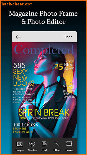 Magazine Photo Frames -Magazine Cover Photo Editor screenshot