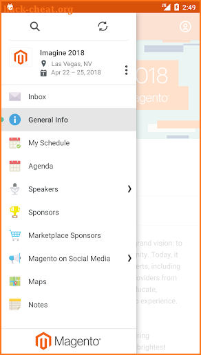 Magento Imagine 2018 screenshot