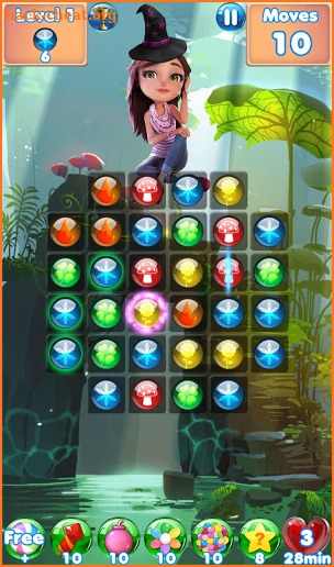 Magic Candy - Match 3 games and fun puzzles screenshot