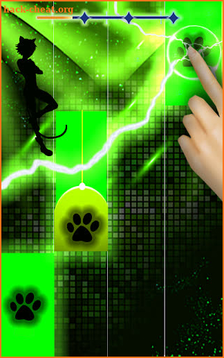 Magic Cat Piano Noir Tiles screenshot