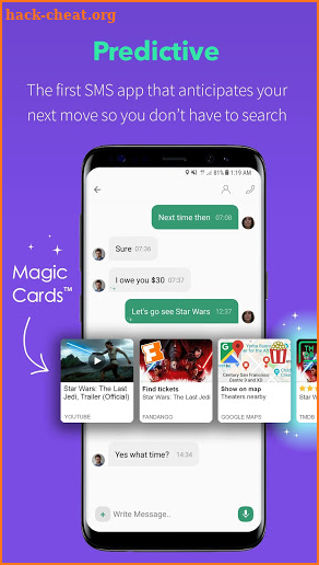 Magic Chat – Predictive SMS, Fast, Secure & Free screenshot