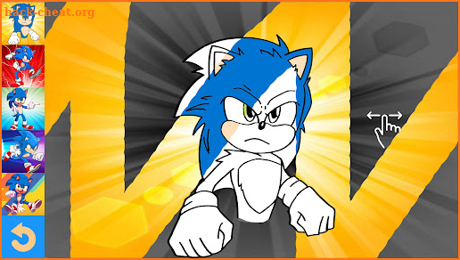 Magic Coloring Sonik Blue Hedgehog 3 screenshot