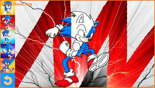 Magic Coloring Sonik Blue Hedgehog 3 screenshot