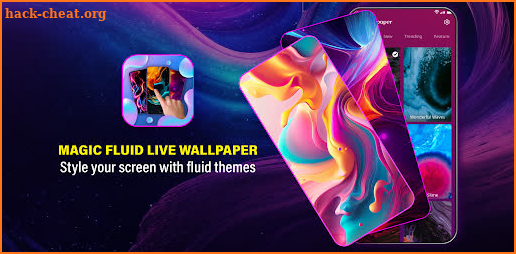 Magic Fluid: Live Wallpaper screenshot