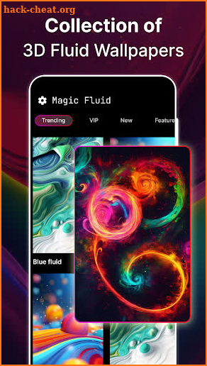 Magic Fluid: Live Wallpaper 3D screenshot