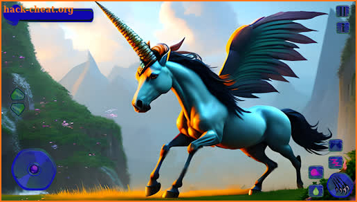 Magic Flying Unicorn Pony Game screenshot