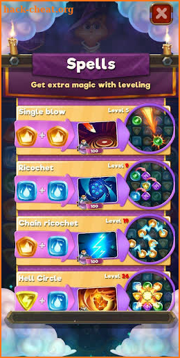 Magic gems crush screenshot