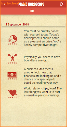 MAGIC HOROSCOPE screenshot