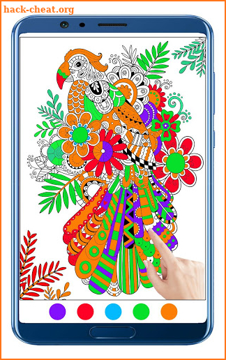 Magic Ink Coloring Book Pixel Color by Number Game screenshot