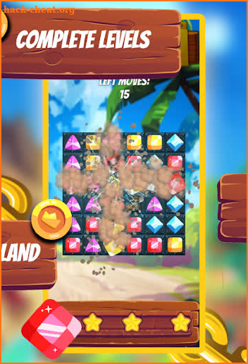 Magic Island match 3 screenshot