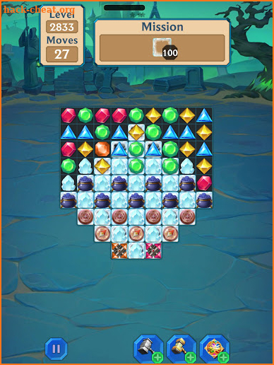 Magic Jewel Quest - Mystery Match 3 Puzzle Game screenshot