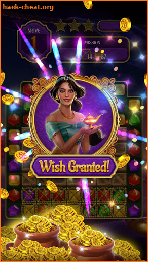 Magic Lamp - Genie & Jewels Match 3 Adventure screenshot