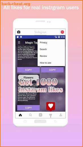 Magic Likes For Instagram screenshot
