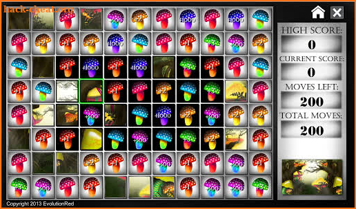 Magic Mushrooms Match 3 Fusion screenshot