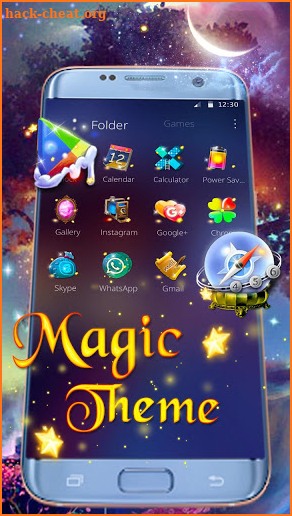 Magic Night Theme screenshot