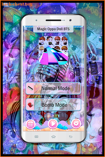 Magic Oppa Doll BTS Piano Tiles screenshot