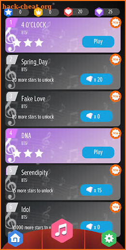 Magic Piano Tiles 4 BTS Songs screenshot