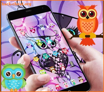 Magic Sparkle Owl Lucky Theme screenshot