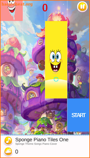 Magic sponge-bob Piano Tiles screenshot