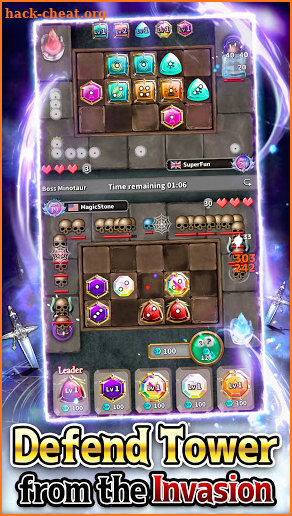 Magic Stone Arena: Random PvP Tower Defense Game screenshot