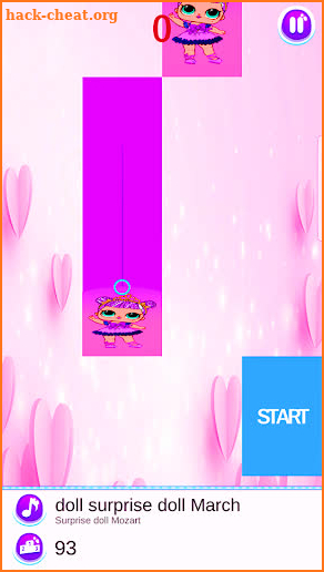 Magic surprise doll game piano screenshot