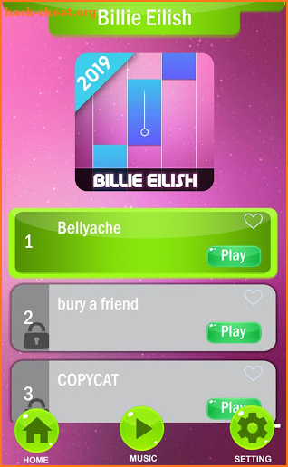 Magic Tiles - Billie Eilish Piano screenshot