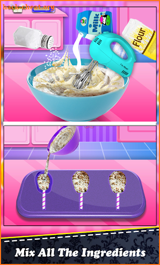 Magic Unicorn Cake Pop Cooking! Rainbow Desserts screenshot