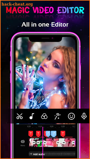 Magic Video Editor : Glitch Effect & Movie Maker screenshot