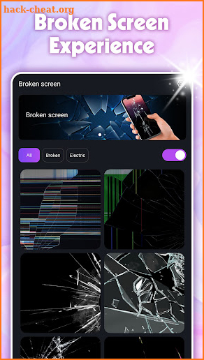 Magic Wallpaper: Broken Screen screenshot