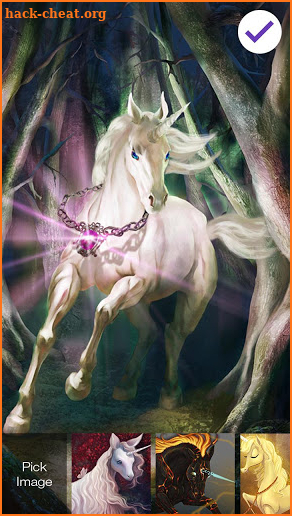 Magical Unicorn Art Screen Lock screenshot