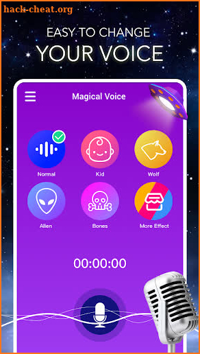 Magical Voice Changer--Funny Voice & Sound Effects screenshot