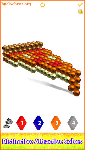 Magnet World 3D - Build by Number, Magnetic Balls screenshot