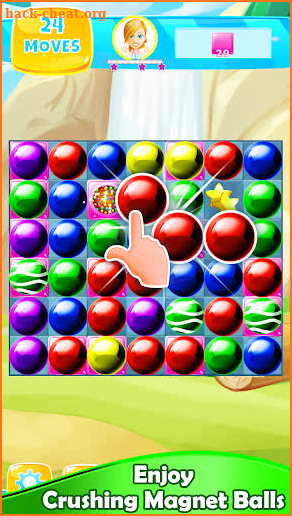 Magnetic Balls Crush: Match 3 Puzzle, Magnet Games screenshot